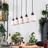 Bassagoda Suspension, Suspension Écru, Noir, 5 lumières