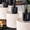 Bassagoda Suspension, Suspension Écru, Noir, 5 lumières