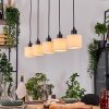 Bassagoda Suspension, Suspension Écru, Noir, 5 lumières