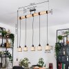 Sabadim Suspension, Suspension Écru, Noir, 5 lumières