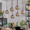 Ripoll Suspension, Boule lumineuse, Suspension Fumé, 6 lumières