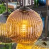 Koyoto Suspension, Boule lumineuse, Suspension Bleu, Or, Vert, Cuivré, 6 lumières