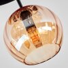 Koyoto Plafonnier, Boule lumineuse 30 cm Ambre, 3 lumières