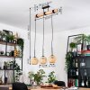 Basto Suspension, Suspension Écru, Noir, 3 lumières