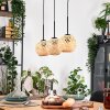 Basto Suspension, Suspension Écru, Noir, 3 lumières