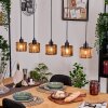 Cando Suspension, Suspension Écru, Noir, 5 lumières