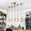 Bongal Suspension, Suspension Écru, Noir, 5 lumières