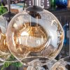 Ripoll Suspension, Boule lumineuse, Suspension Ambre, Clair, 6 lumières