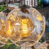 Ripoll Suspension, Boule lumineuse, Suspension Ambre, Clair, 6 lumières