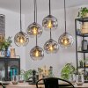 Ripoll Suspension, Boule lumineuse, Suspension Clair, Fumé, 6 lumières