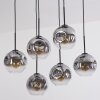 Ripoll Suspension, Boule lumineuse, Suspension Clair, Fumé, 6 lumières