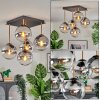 Gastor Plafonnier, Boule lumineuse Or, Noir, 5 lumières