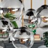 Gastor Plafonnier, Boule lumineuse Or, Noir, 5 lumières