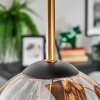 Koyoto Plafonnier, Boule lumineuse Or, Noir, 5 lumières