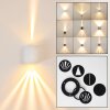 Applique murale d'extérieur Mora LED Blanc, 2 lumières
