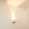 Applique murale d'extérieur Mora LED Blanc, 2 lumières