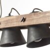 Suspension Brilliant Plow Bois foncé, Noir, 2 lumières