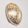 Applique murale Concha Blanc, 1 lumière