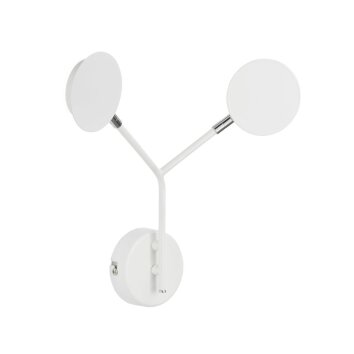 Applique murale WOFI BELIZE LED Blanc, 1 lumière