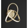Applique murale Wofi INDIGO LED Or, 1 lumière