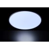 Plafonnier Wofi LINOX LED Argenté, 1 lumière, Télécommandes