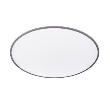 Plafonnier Wofi LINOX LED Argenté, 1 lumière, Télécommandes