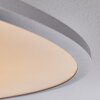 Plafonnier Champa LED Argenté, 1 lumière, Télécommandes