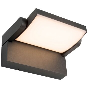 Applique murale d'extérieur AEG Grady LED Anthracite, 1 lumière