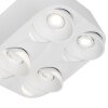 Plafonnier AEG Leca LED Blanc, 4 lumières