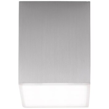 Plafonnier AEG Gillian Aluminium, 1 lumière