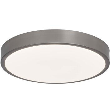 Plafonnier AEG Mikel LED Nickel mat, 1 lumière, Télécommandes