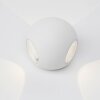 Applique murale d'extérieur AEG Gus LED Blanc, 3 lumières