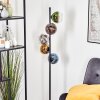 Koyoto Boule lumineuse, Lampadaire 31 cm Bleu, Or, Vert, Clair, Cuivré, Fumé, 5 lumières