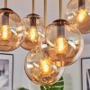 Gastor Plafonnier, Boule lumineuse Laiton, Noir, 5 lumières