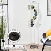 Gastor Boule lumineuse, Lampadaire 34 cm Bleu, Chrome, Vert, Clair, Fumé, 6 lumières Gastor Boule lumineuse, Lampadaire 34 cm Bleu, Chrome, Vert, Clair, Fumé, 6 lumières