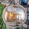 Koyoto Suspension, Boule lumineuse, Suspension Ambre, Clair, Fumé, 5 lumières