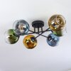 Koyoto Plafonnier, Boule lumineuse 59 cm Bleu, Or, Vert, Clair, 6 lumières