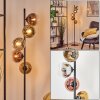 Koyoto Boule lumineuse, Lampadaire 33 cm Or, Clair, Cuivré, Fumé, 5 lumières