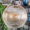 Koyoto Suspension, Boule lumineuse, Suspension Ambre, Clair, Fumé, 5 lumières