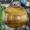 Koyoto Suspension, Boule lumineuse, Suspension Bleu, Or, Vert, Cuivré, 5 lumières