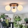 Chehalis Plafonnier, Boule lumineuse Blanc, 3 lumières