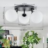 Chehalis Plafonnier, Boule lumineuse Blanc, 3 lumières