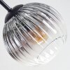 Koyoto Plafonnier, Boule lumineuse 59 cm Clair, Fumé, 6 lumières