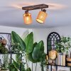 Kinnared Plafonnier, Spot de plafond Noir, 2 lumières
