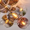 Koyoto Plafonnier, Boule lumineuse Or, Noir, 10 lumières