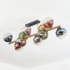 Koyoto Plafonnier, Boule lumineuse Or, Noir, 10 lumières
