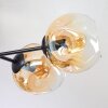 Ripoll Plafonnier, Boule lumineuse Ambre, Clair, 6 lumières