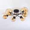 Ripoll Plafonnier, Boule lumineuse Ambre, Clair, 6 lumières