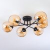 Koyoto Plafonnier, Boule lumineuse 59 cm Ambre, 6 lumières