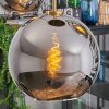 Koyoto Suspension, Boule lumineuse, Suspension Or, Noir, 5 lumières